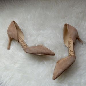 NWT | Sam Edelman | Telsa Nude Suede Pumps